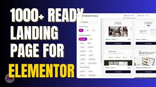 How to Import a Landing Page in Elementor Using Master Addons Template Library?
