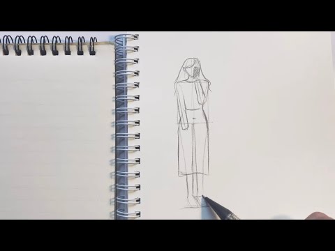 Video Vẽ dáng người đơn giản cute - youtube