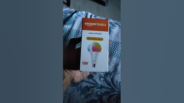 Amazon basics 12w smart led bulb#viralvideo #bulb#smartbulb#amazon#unboxing#trending#rgb#shortvideo