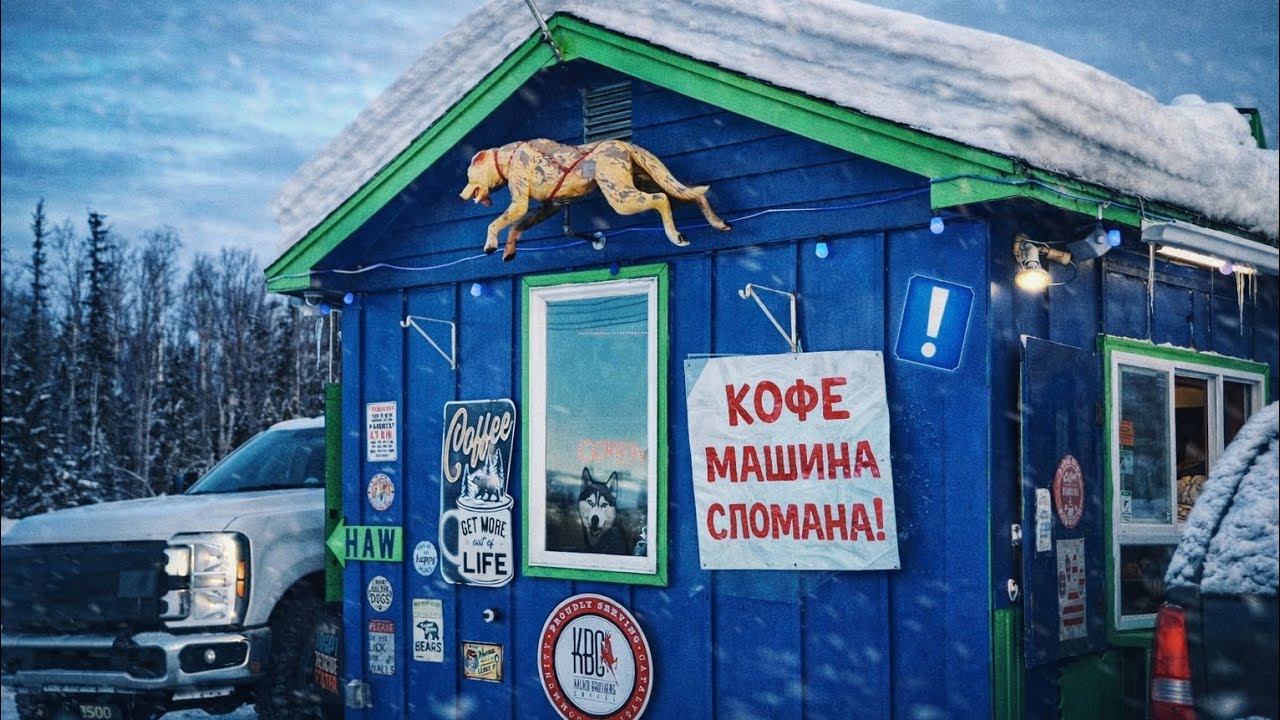 Наша жизнь на Аляске ❄️ Снег, курятник, поездка в город и домашний брауни (87)