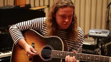 Andrew St. James gears up with Elixir acoustic strings in the studio