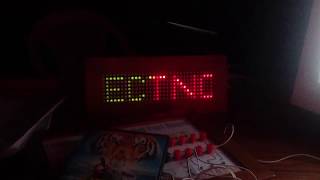 Famous LED Dot Matrix Fun: Scrolling Messages and Animations Wealth