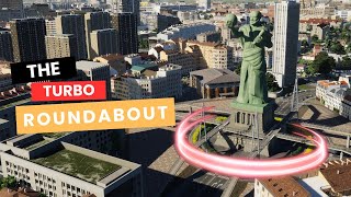 CREATING A TURBO ROUNDABOUT IN CITIES SKYLINES 2 (4K) | #023