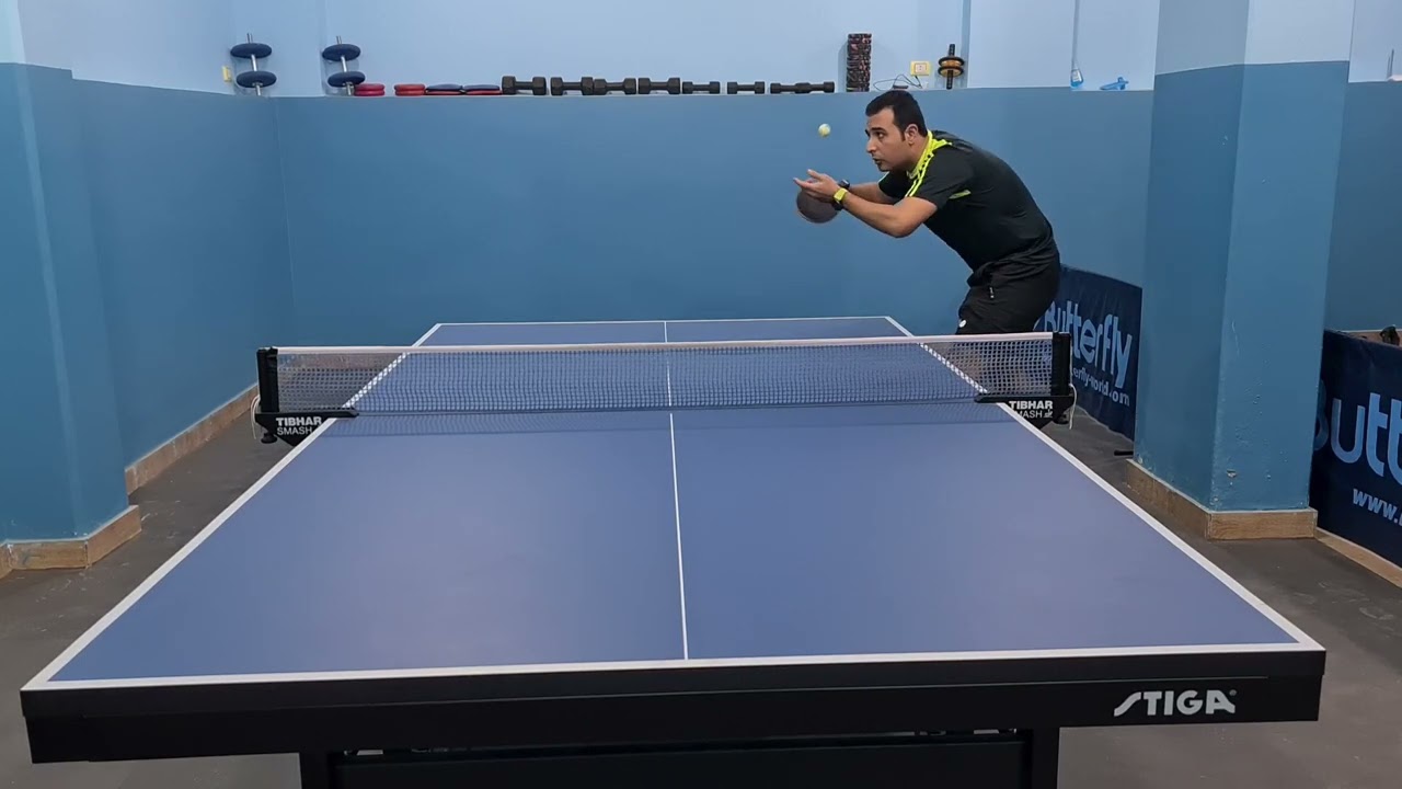 Pendulum serve with different types.. spins, places, directions and speeds