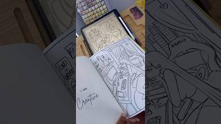 Information Drawing a Page for my Coloring Book ✍🏽📚🩷 #shorts #coloringbook #digitalart News