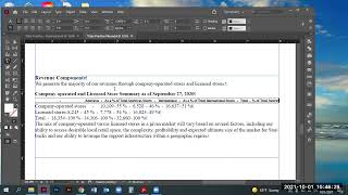 InDesign Tabs Practice 2: Annual Report