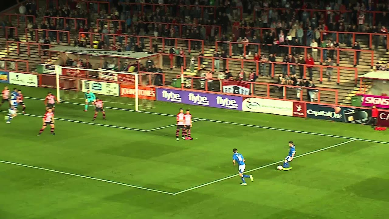 Exeter City 2-0 Portsmouth (1/9/15) Johnstone's Paint Trophy First Round Highlights football score