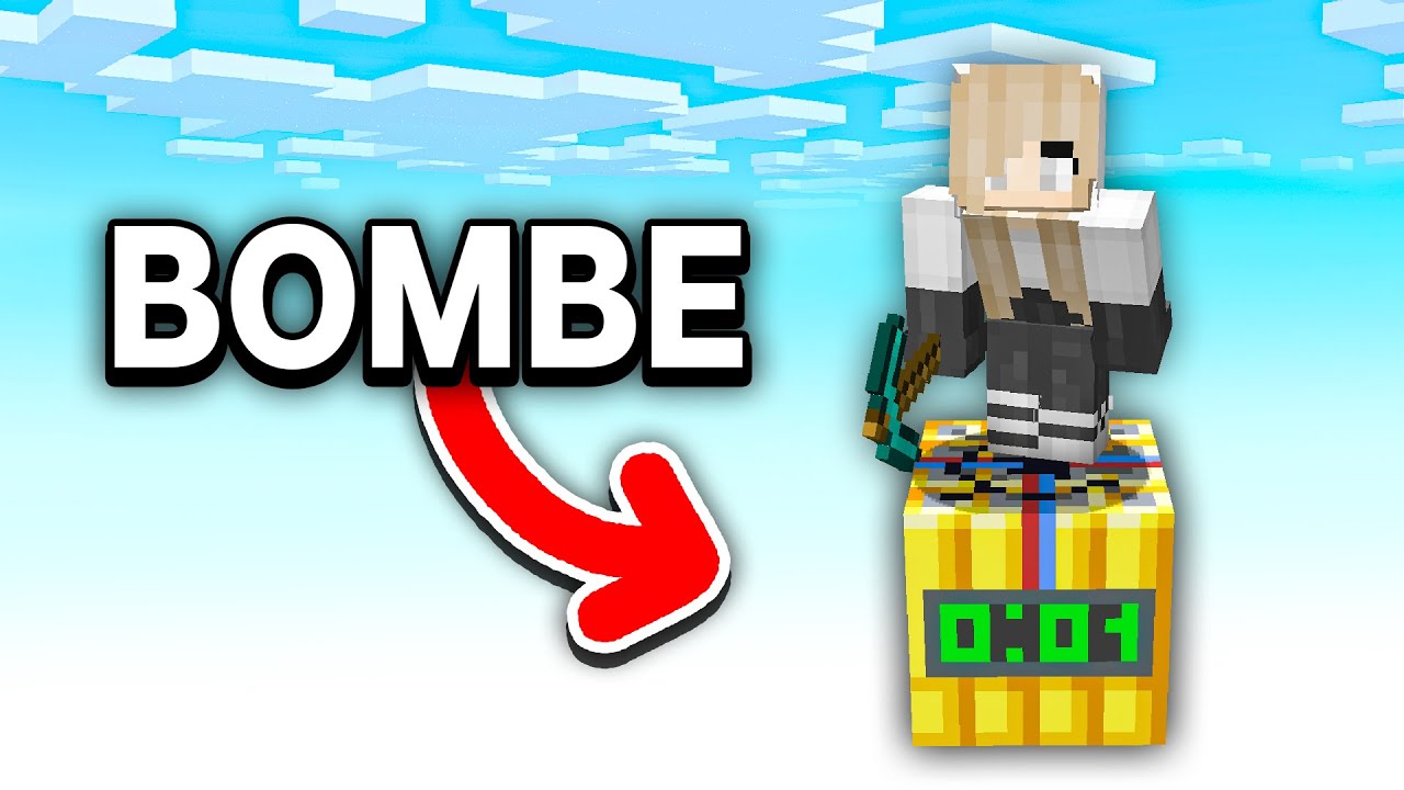 Je dois Survivre sur une Bombe à RETARDEMENT sur Minecraft.. ! - YouTube