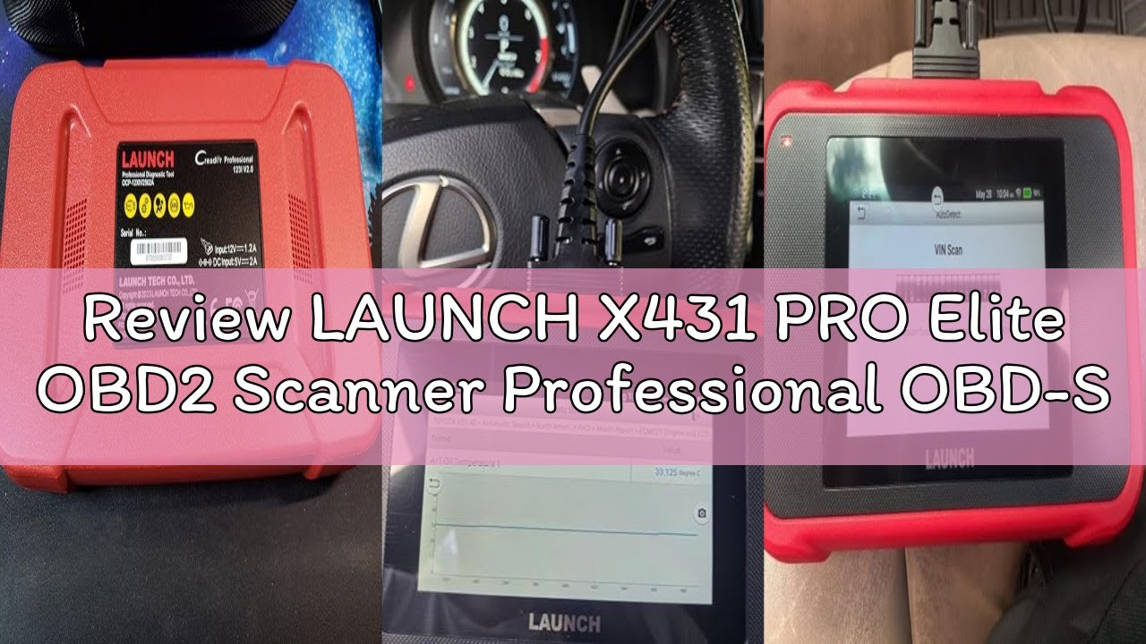 Review LAUNCH X431 PRO Elite OBD2 Scanner Professional OBD-Scanner, ECU Coding,Bidirectional All Sys