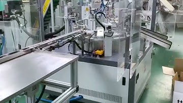 wine caps assembly machine fully automatic two parts together equipment with hot melt glue dispenser
