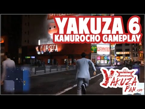 Kamurocho Gameplay - Ryu Ga Gotoku 6 / Yakuza 6 [TGS 2016]