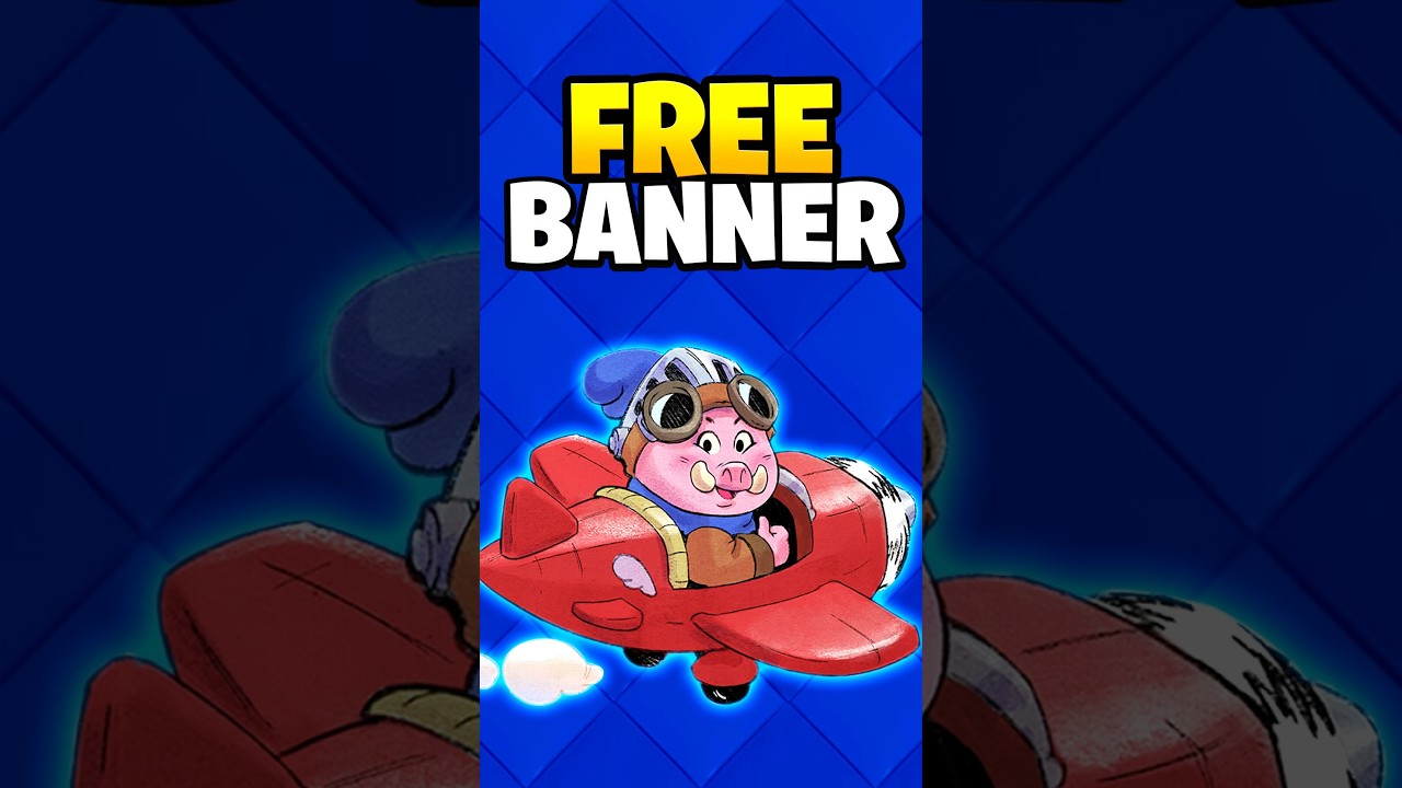 Как получить бесплатный баннер в Clash Royale!