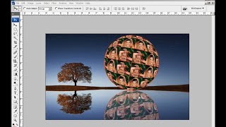 how to create globe design Photoshop in Hindi screenshot 4