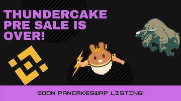 ThunderCake Pre-Sale is over!