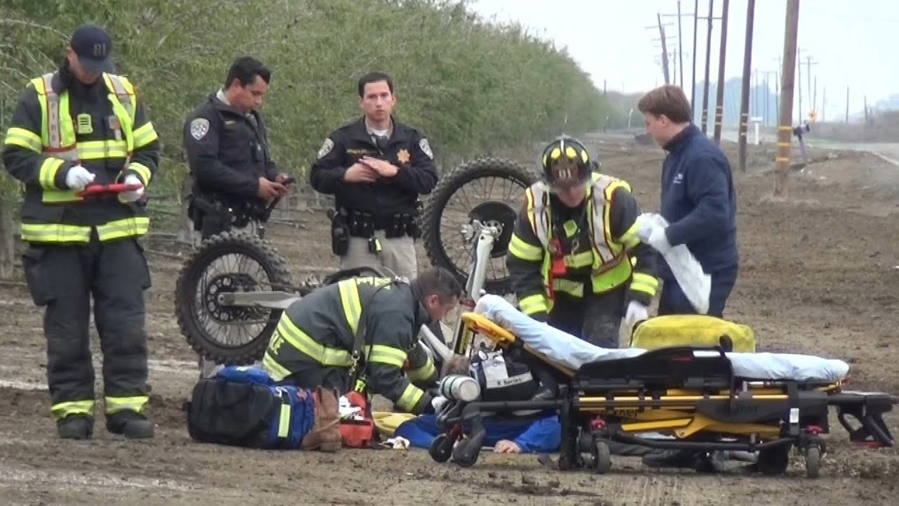 Dirt Bike Rider Hurt In Midway Rd Crash - Dixon, California