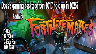 Can an i7 7820X(X299) + GTX 1080 run Fortnite at 1440p? - YouTube