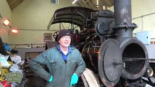 14 - Meeting Simon Nuttall and his Fowler A4 Traction Engine 9691 for Winter Maintenance
