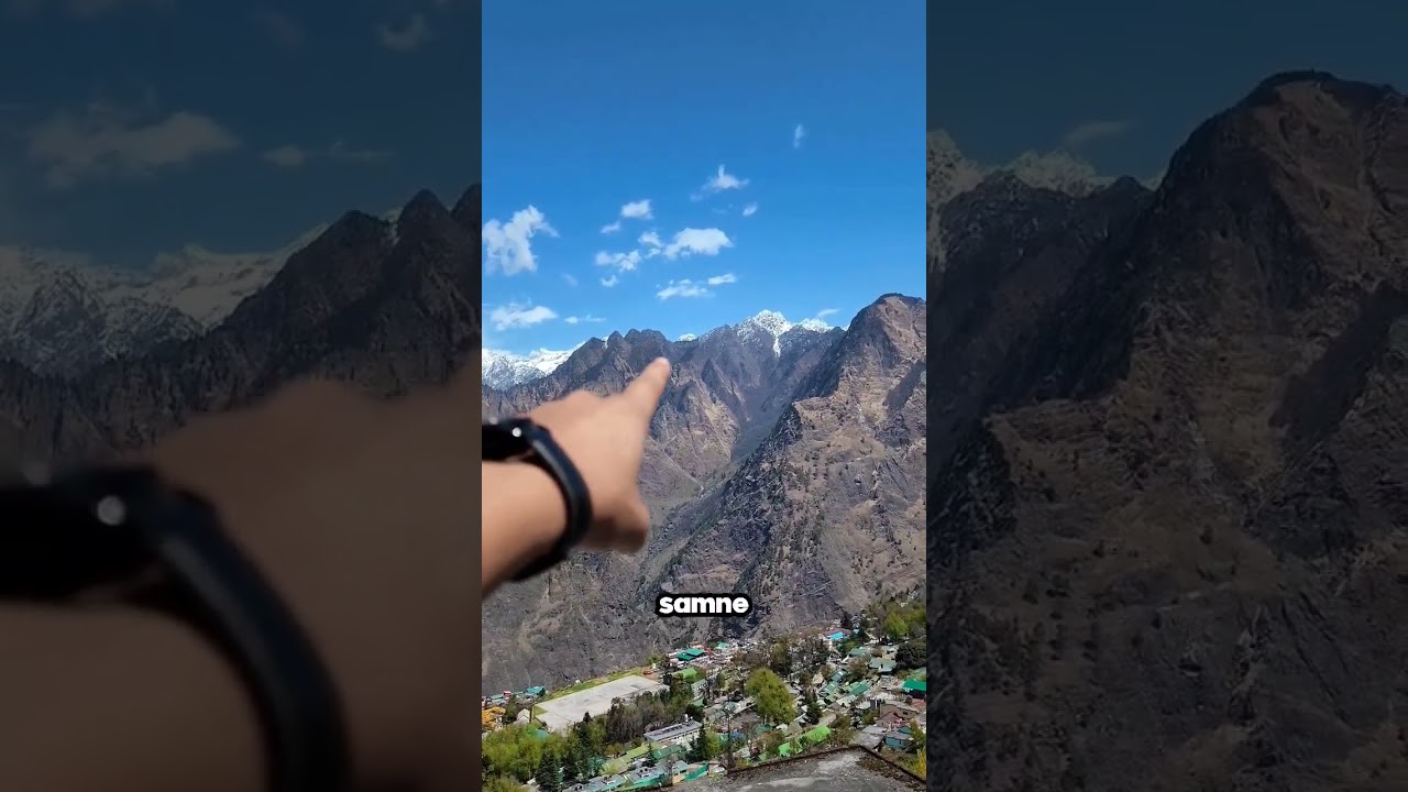 Sleeping Lady Mountain in Joshimath, Uttarakhand 😍❤️ 