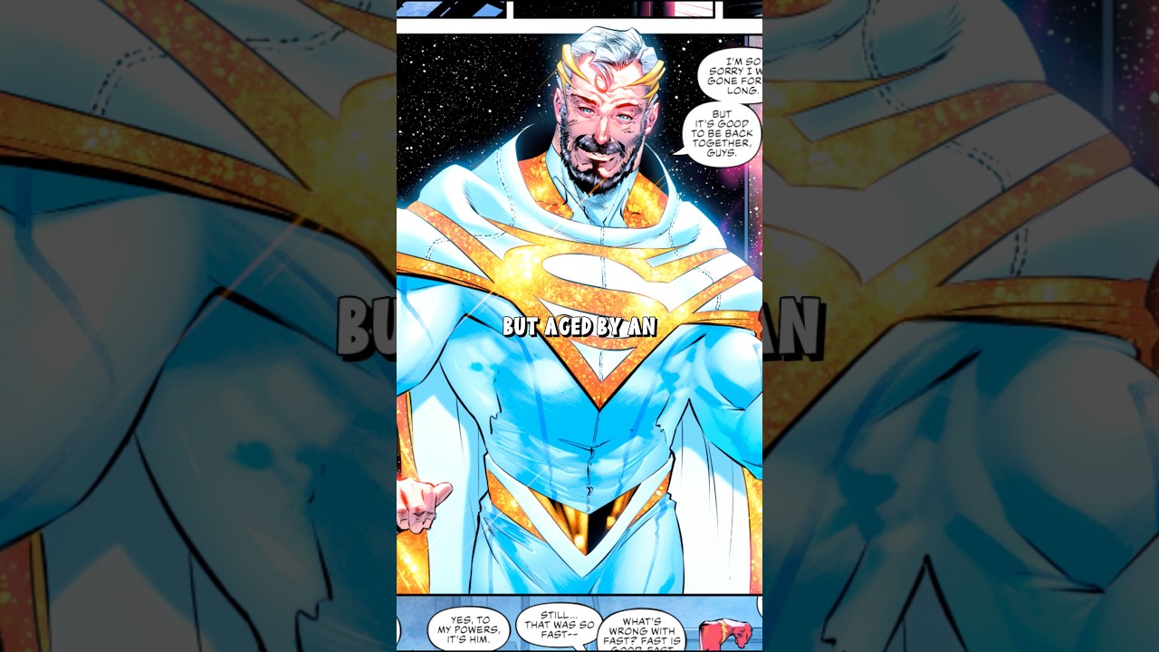 Superman disappeared for 3 seconds… and came back 10 years older.