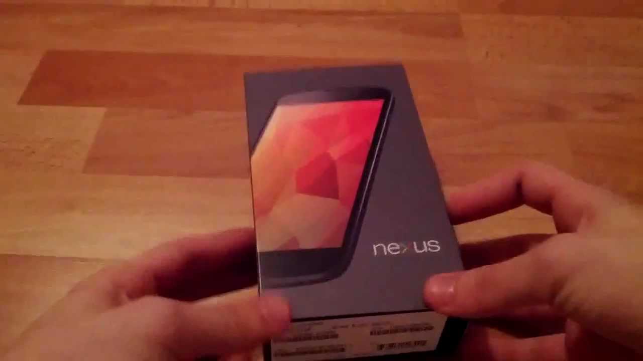 Unboxing - Nexus 4