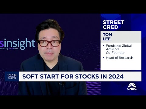 Fundstrat's Tom Lee on the market: Turmoil in the first trading week