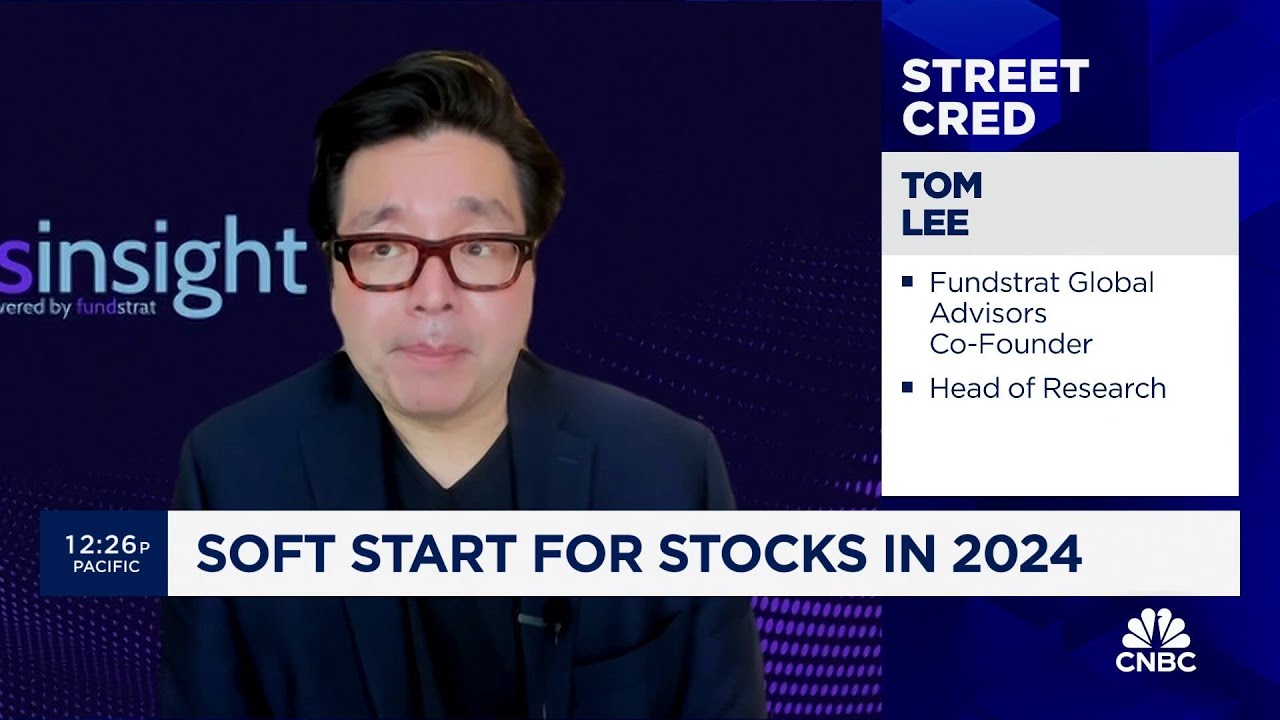 Fundstrat's Tom Lee on the market Turmoil in the first trading week