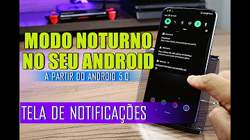 Como ter a barra de notificação transparente?