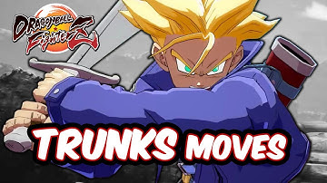 Dragon Ball FighterZ - Trunks Moves/ Combos/ Dramatic