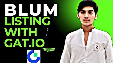 Blum Listing with Gate.io | Blum Airdrop | Blum Coin | Blum Update | Airdrop News Update | ZK4U