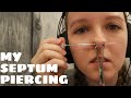 Piercing My Septum At Home!😬