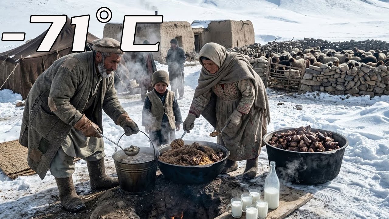 Winter Extreme Surviva-Surviving Shepherd Life in One of the Coldest Villages of Afghanistan