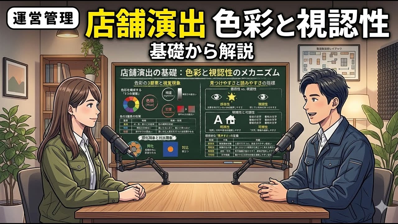 【１次・聞き流し】店舗演出・色彩と視認性（運営管理）