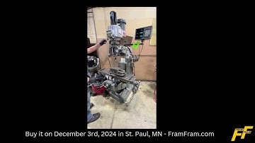 Bridgeport Series I 2-HP Vertical Milling Machine, S/N 260431 - St. Paul, MN - Closes December 3rd