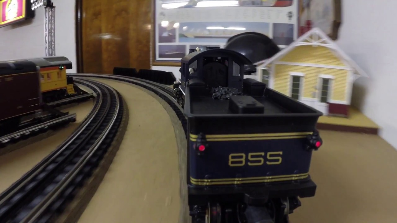 MTH Premier B&O Royal Blue Line Passenger Set - YouTube