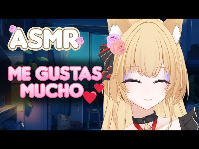 Lynn falls in love with her ROOMMATE 💗 ASMR Roleplay Girlfriend, Soft Whispers with Vtuber [SPANISH]