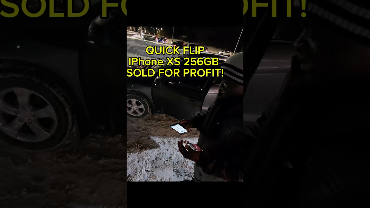 SOLD an IPhone XS FOR A PROFIT -QUICK FLIP - FIX AND RESELL
