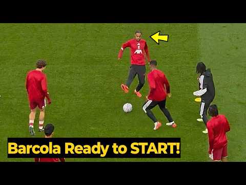 Bradley Barcola BOSSES Rondo in Liverpool Training 🔥 Liverpool vs Atletico Madrid UCL