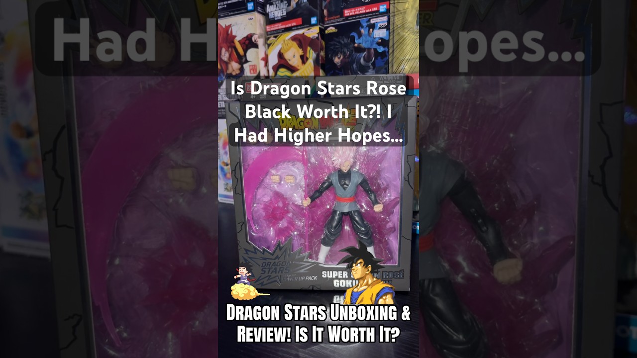 Goku Black Rose Dragon Stars Figure Unboxing/Review‼️I Had Higher Hopes:( 