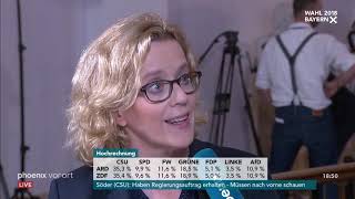 Landtagswahl in Bayern: Natascha Kohnen am 14.10.2018