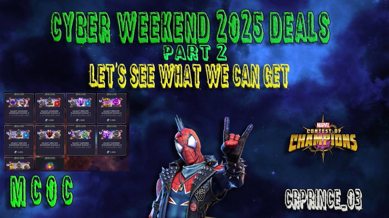 Cyber Weekend 2025 Deals Pt 2!!! I can't be stopped lol.