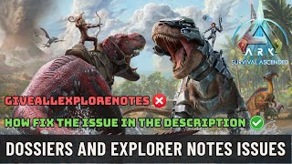 Ark Survival Ascended - Giveallexplorernotes ISN'T WORKING - Check the Description to unlock Trophy