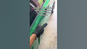 Bypass Honda voltage management system with mechman alternator