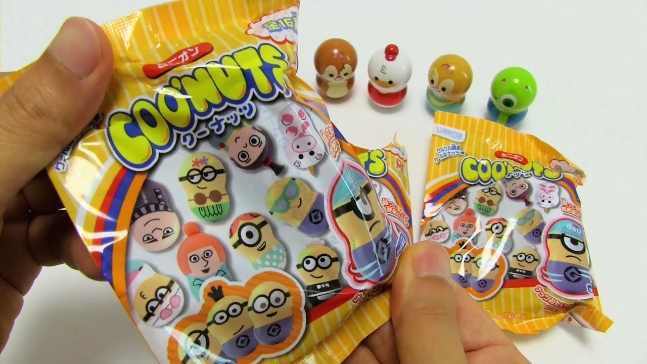 Minions Tsum Tsum Spinner!? Coonuts Blind Box - youtube