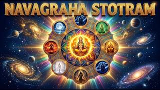 Navagraha Stotram | Powerful Sanskrit Mantras | Divine Cosmic Blessings - Peace, Health & Prosperity