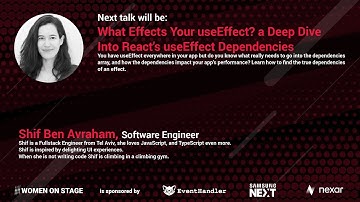 Shif Ben Avraham - What Effects Your useEffect? a Deep Dive Into React