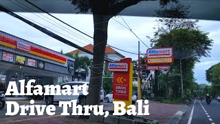Pengalaman pertama belanja di Alfamart Drive Thru, #Bali #shopping