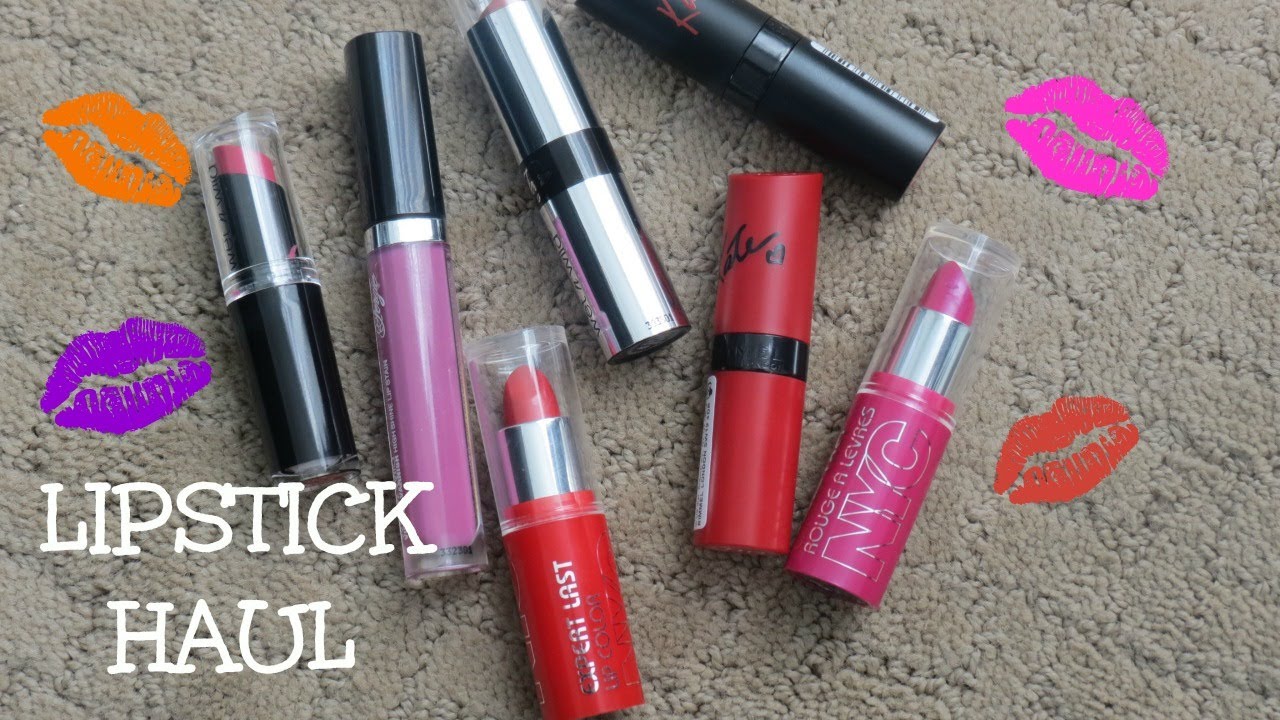 Lipstick Haul