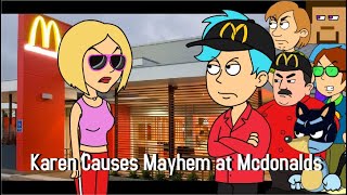 Karen Causes Trouble At Mcdonaldsbeaten Uparrested