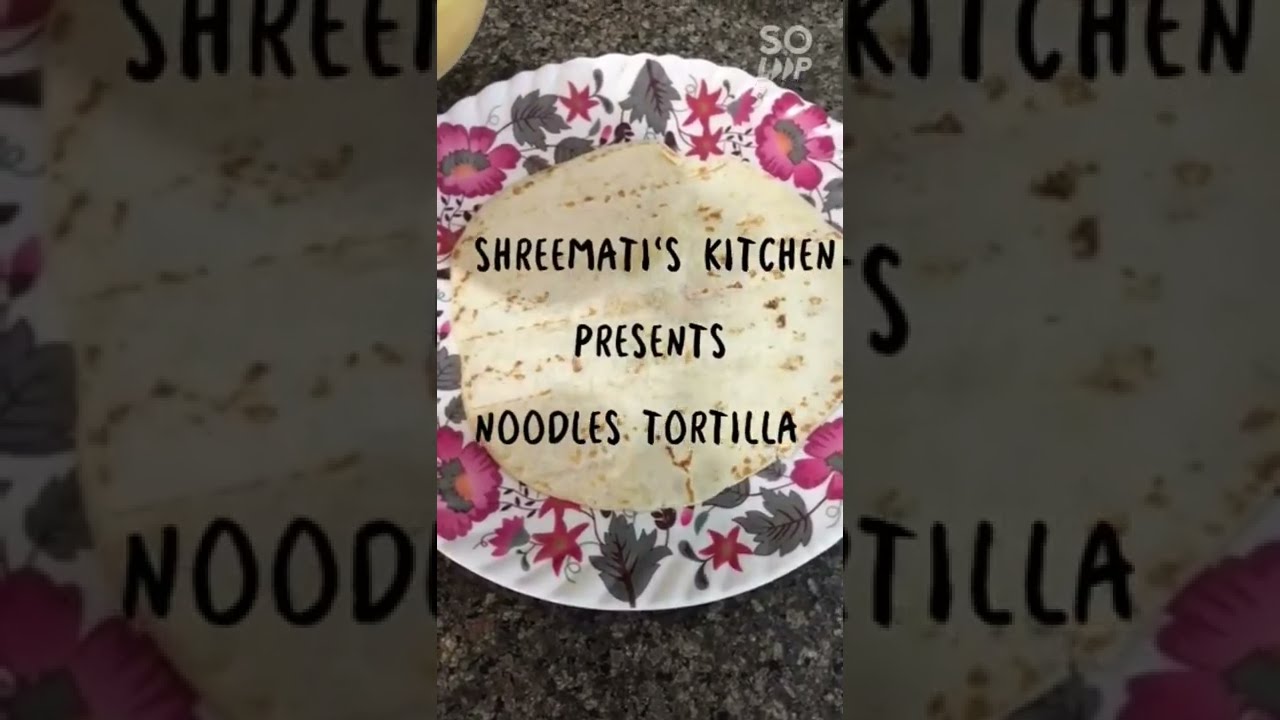 Create your noodles wrap/ tortilla with your favourite sauce.... 