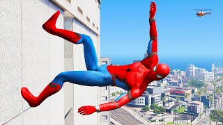GTA 5 Spiderman Epic Ragdolls Compilation (Spider-Man Water Jumps/Falls)